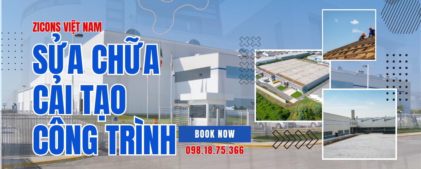 Sửa chữa - cải tạo công trình Vĩnh Phúc