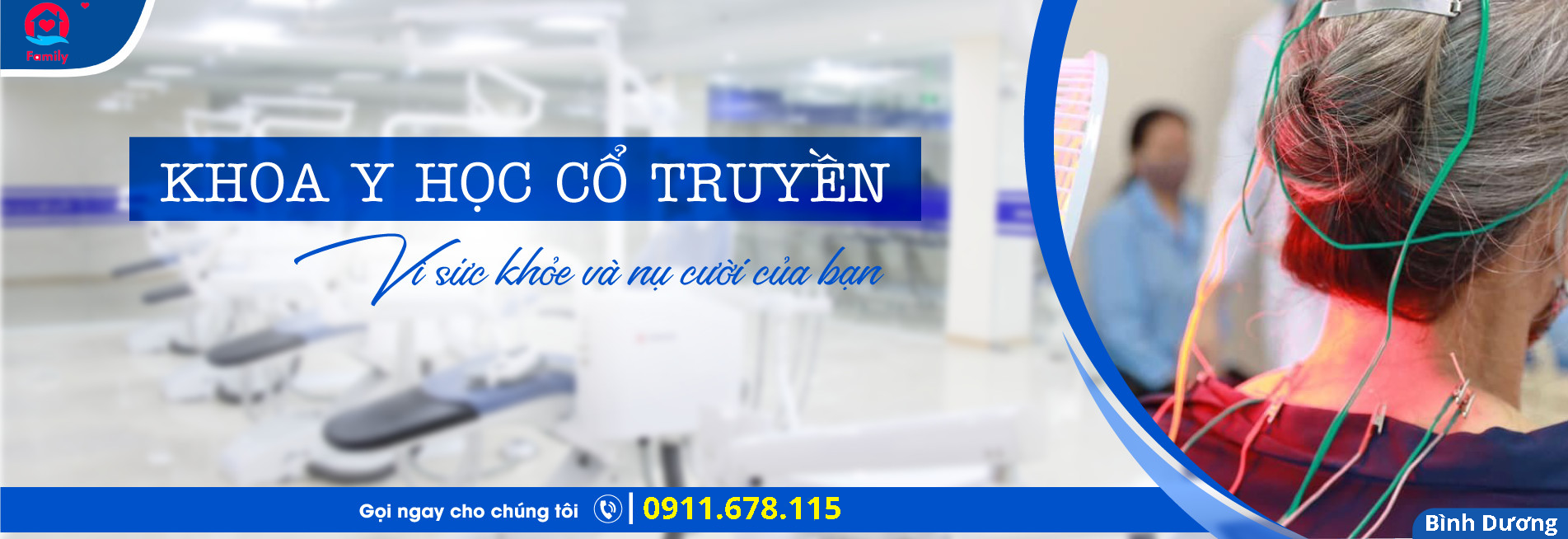 Khám và điều trị bằng y học cổ truyền tại Bệnh viện Đa khoa Family Bình Dương